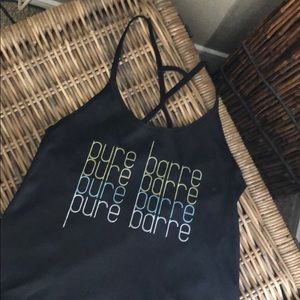 Pure barre cross back tank